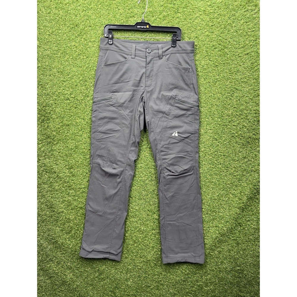 Eddie Bauer First Ascent Pants Mens 33x34 Gide Pro Hiking Black Fleece Lined